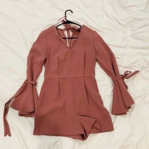 Topshop Mauve Pink Romper